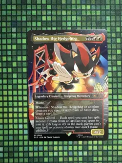 MTG Shadow the Hedgehog #2086 Mythic Secret Lair Drop Series (SLD) - Image 1