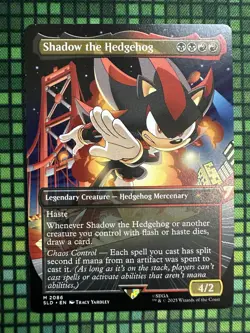 MTG Shadow the Hedgehog #2086 Mythic Secret Lair Drop Series (SLD) - Image 2