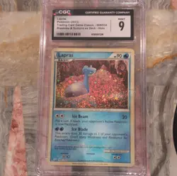 Pokemon Lapras 008/034 Trading Card Game Classic 2023 CGC 9 Basic Holo - Image 1