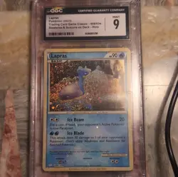 Pokemon Lapras 008/034 Trading Card Game Classic 2023 CGC 9 Basic Holo - Image 2