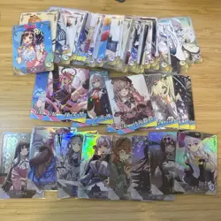 Lot 55+ Goddess Story Trading Cards NO DUPES SR CR R Anime Waifu Shiny Rare - Image 2