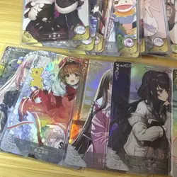 Lot 55+ Goddess Story Trading Cards NO DUPES SR R Anime Waifu Shiny Rare - Image 3