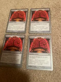 4x MTG LP magic cards Unhinged RARE Legendary Artifact Gleemax 121/140 RARE - Image 2