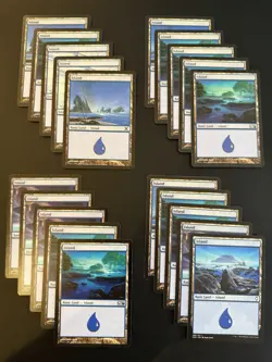 John Avon Island Basic Lands Lot MTG x20 (LP-NM) - Image 1