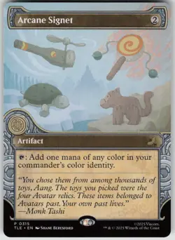 MTG Arcane Signet (Showcase) Normal NM Avatar: The Last Airbender: Eternal-Legal - Image 1