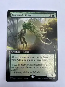 Manaweft Sliver (Extended Art) - FOIL - Secret Lair - Near Mint - MTG - Image 1