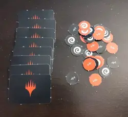 Magic The Gathering Cardboard Token Lot / Used / MTG - Image 2