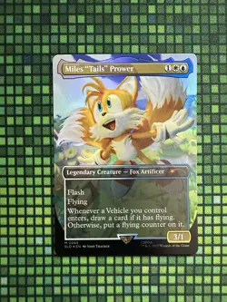 MTG Miles “Tails” Prower #2085 Rainbow Foil Mythic Secret Lair Drop Series (SLD) - Image 1