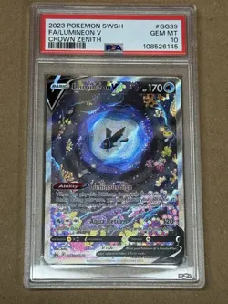 LUMINEON V Crown Zenith Holo Trainer Gallery #GG39 PSA 10 Pokemon - Image 1