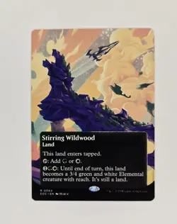 MTG Stirring Wildwood Borderless Rare #84 Edge of Eternities: Stellar Sights EOE - Image 1