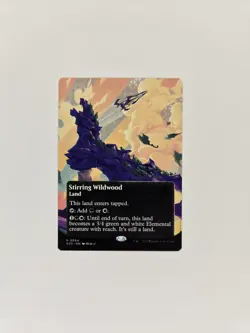 MTG Stirring Wildwood Borderless Rare #84 Edge of Eternities: Stellar Sights EOE - Image 2