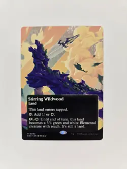MTG Stirring Wildwood Borderless Rare #84 Edge of Eternities: Stellar Sights EOE - Image 3