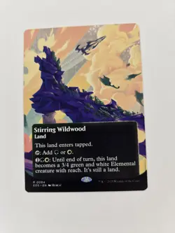 MTG Stirring Wildwood Borderless Rare #84 Edge of Eternities: Stellar Sights EOE - Image 5