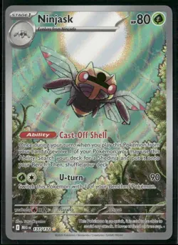 ✰ NINJASK 137/132 ILLUSTRATION RARE MEGA EVOLUTION POKEMON ✰ NM/M - Image 2