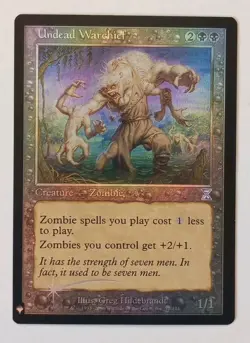 MTG - Undead Warchief - The List (TSB 52/121) - Foil Timeshifted - Zombie Typal - Image 1