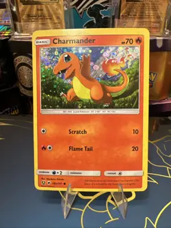 Pokemon TCG Charmander holo sequin yellow alternate art General Mills 18a NM - Image 1