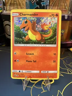 Pokemon TCG Charmander holo sequin yellow alternate art General Mills 18a NM - Image 2