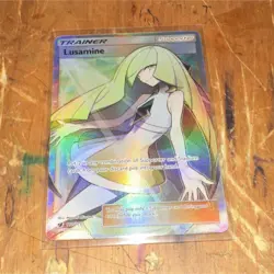 Pokemon Lusamine 110/111 Sm-Crimson Invasion Full Art Trainer Holo Ultra Rare - Image 1
