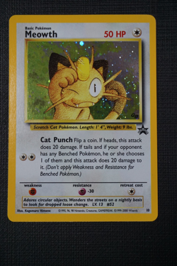 Pokemon Meowth Game Boy Promo Holo #10 - Crimp Error - Image 1