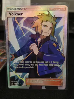 Pokemon Volkner 156/156 Sm-Ultra Prism Full Art Ultra Rare Holo - Image 1