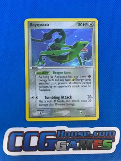 Pokemon EX Deoxys - Rayquaza 22/107 Holo Foil With Double Swirl *CCGHouse* RB - Image 2