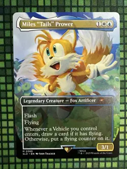 MTG Miles “Tails” Prower #2085 Mythic Secret Lair Drop Series (SLD) - Image 2