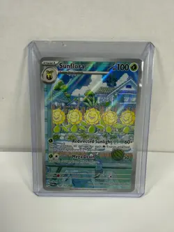 Pokemon Sunflora 169/167 Twilight Masquerade Illustration Rare - Image 1