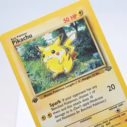 Pokemon TCG - Pikachu 60/64 Jungle Common 1st Edition WOTC - NM - Image 1