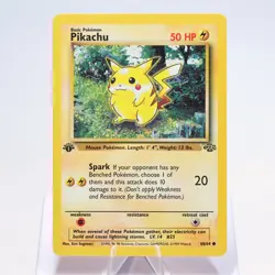 Pokemon TCG - Pikachu 60/64 Jungle Common 1st Edition WOTC - NM - Image 2