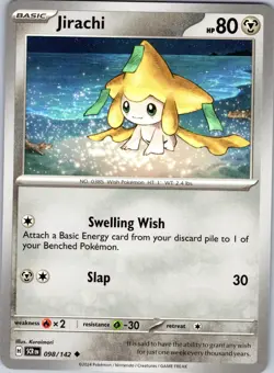 Jirachi 98/142 Uncommon Stellar Crown Pokemon NM - Image 1