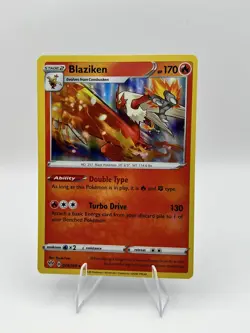Pokemon TCG SWSH Darkness Ablaze Blaziken #24/189 Holo Rare - Image 1
