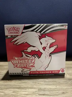 Pokemon TCG White Flare ETB Elite Trainer Box Sealed (Small Rip) - Image 1