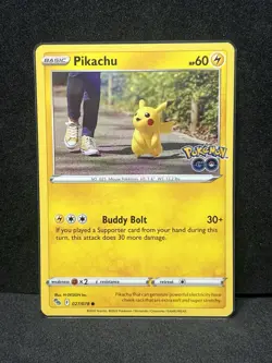 Pokemon GO Pikachu 027/078 Common Lot of 5 - Image 2