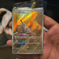 2024 Pokemon, Scarlet & Violet Promos, #SVP 075 Mimikyu, Sealed Black Star Promo - Image 1