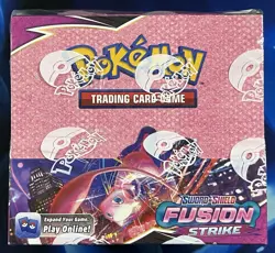 Pokemon 2021 Sword & Shield Fusion Strike Booster Box TCG Sealed Nm Mint - Image 1