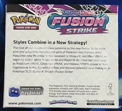 Pokemon 2021 Sword & Shield Fusion Strike Booster Box TCG Sealed Nm Mint - Image 3