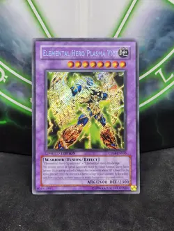 Yugioh Elemental Hero Plasma Vice CT04-EN006 Secret Rare NM - Image 1