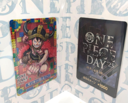ONE PIECE Premium Card Collection ONE PIECE DAY 25 Japanese Luffy P-110 2025 - Image 4