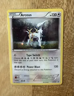 Arceus XY197 Black Star Promo Holo Pokemon Card LP+/NM Legendary - Image 1