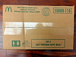 NEW POKEMON 25TH ANNIVERSARY CASE 150 PACKS MCDONALDS 2021 Cards - Image 3