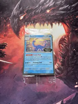 Pokemon Aurorus Perfect Order STAMPED Promo Cosmos Holo Card #24 SEALED 🦕 - Image 2