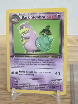 Pokemon Card - Dark Slowbro Team Rocket 29/82 Rare 1st Edition - Image 4
