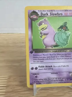 Pokemon Card - Dark Slowbro Team Rocket 29/82 Rare 1st Edition - Image 5