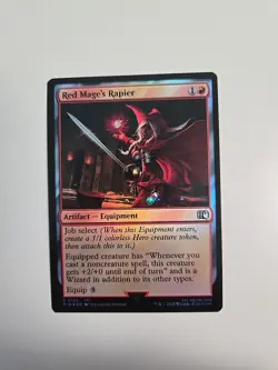 MTG - Final Fantasy - Red Mage's Rapier Uncommon Foil 0152 M/NM - Image 1