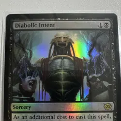 Diabolic Intent The Brothers' War Sorcery Rare Black Foil 089/287 2022 Dan Scott - Image 3