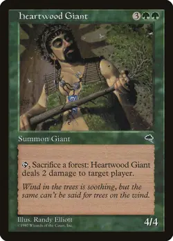 Heartwood Giant (232) Tempest TMP MTG Magic - Image 1