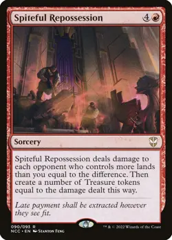Spiteful Repossession (090) New Capenna Commander NCC MTG Magic - Image 1