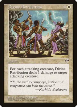 Divine Retribution (012) Mirage MIR MTG Magic - Image 1