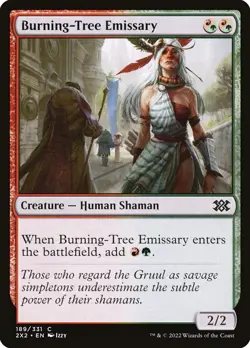 Burning-Tree Emissary (189) Double Masters 2022 MTG Magic - Image 1