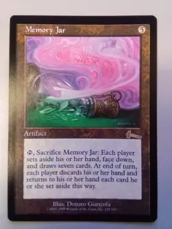 English Memory Jar Urza's Legacy Magic the Gathering MtG *NO RESERVE* - Image 1